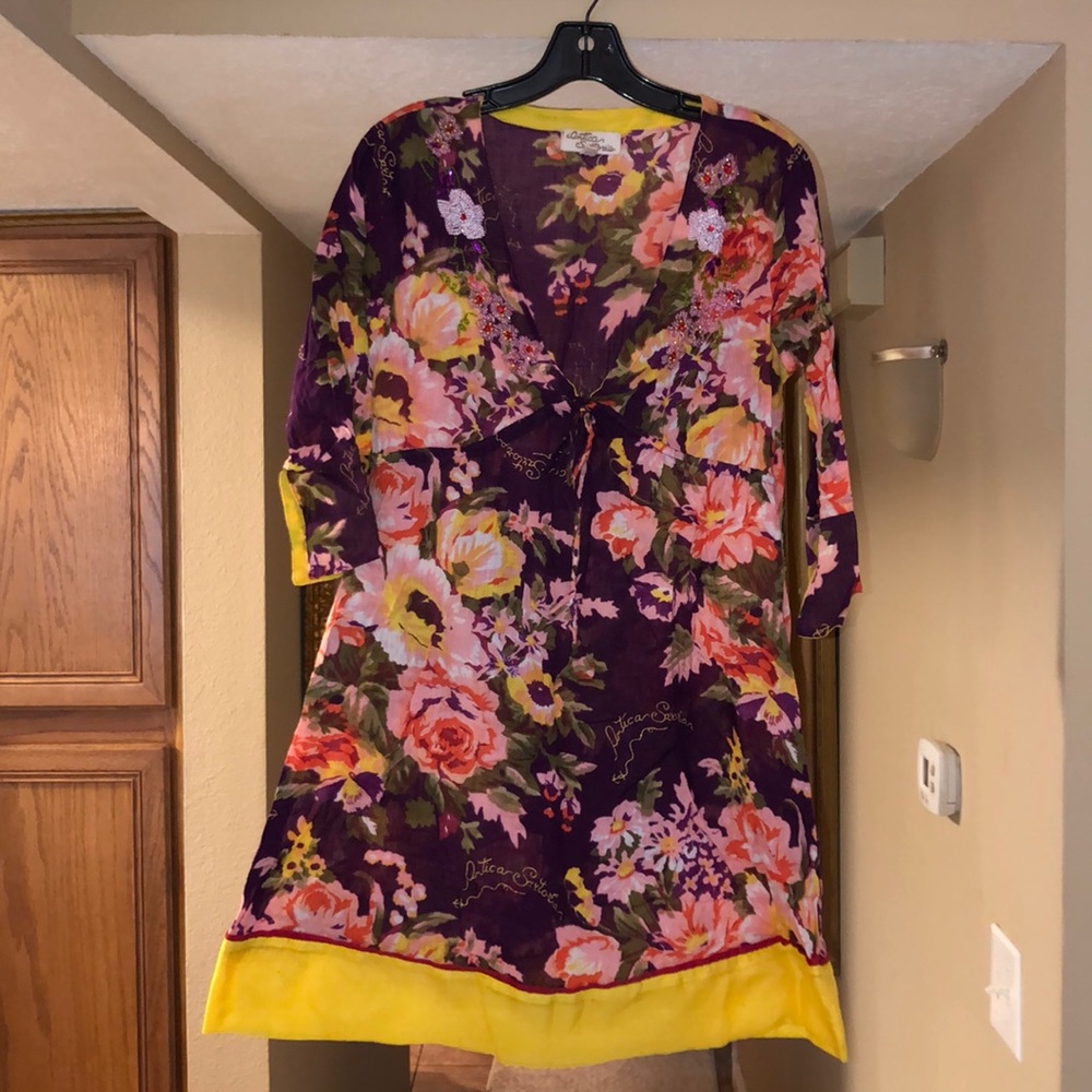 Swimsuit cover up or sheer dress